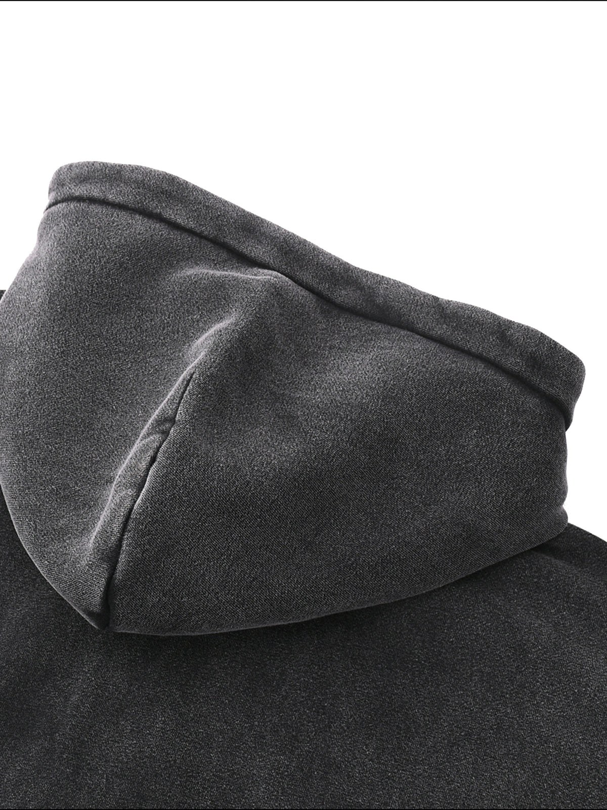 Zip-Through Boxy Fleece Hoodie